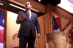 Texan Senator and Presidential Candidate Ted Cruz Credit: Wikimedia Commons