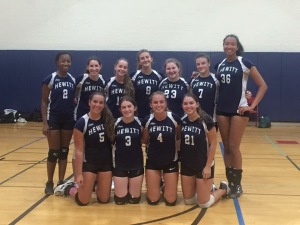 Hewitt's volleyball team at Lenox Hill 