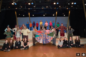 The entire cast of Joseph and the Technicolor Dreamcoat Credit: Ms. Lindberg
