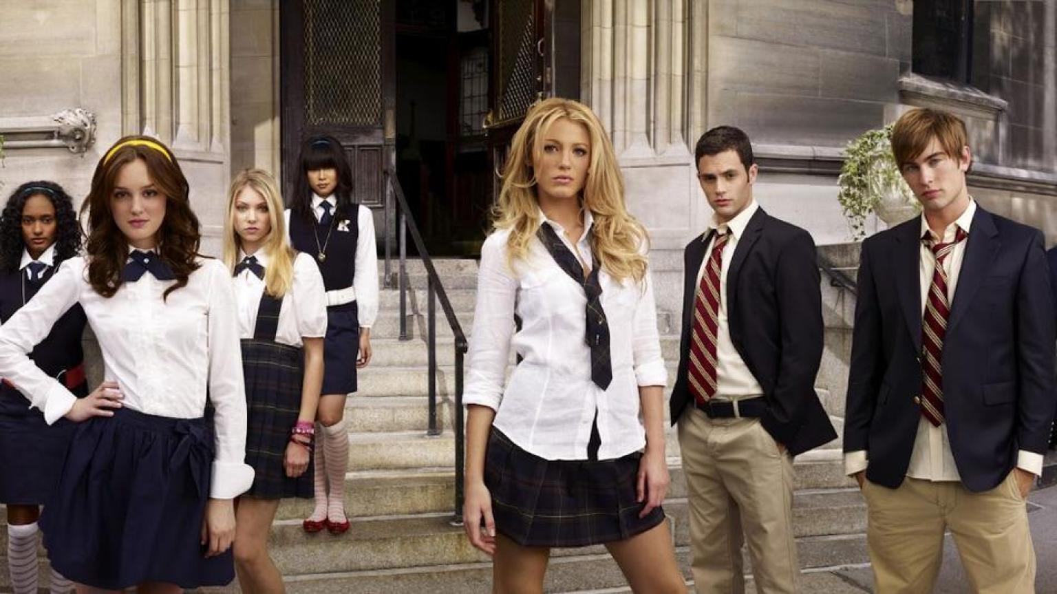 The cast of the television hit, Gossip Girl Credit: Huffington Post