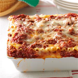 Lasagna Credit: Taste of Home